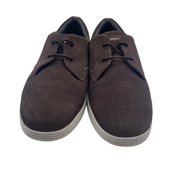 Dunham Suede Lace Up Brown Shoes Casual Comfort Low Mens 15 Wide 4E main image 7